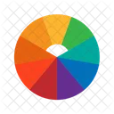 Color Wheels Shaped Color Circles Icon