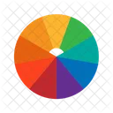 Color Wheels Shaped Color Circles Icon