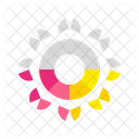 Color Wheels Shaped Color Circles Icon