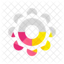 Color Wheels Shaped Color Circles Icon