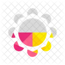 Color Wheels Shaped Color Circles Icon