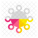 Color Wheels Shaped Color Circles Icon