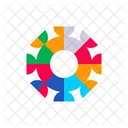 Color Wheels Shaped Color Circles Icon