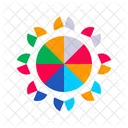 Color Wheels Shaped Color Circles Icon