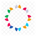 Color Wheels Shaped Color Circles Icon