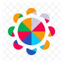 Color Wheels Shaped Color Circles Icon