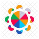 Color Wheels Shaped Color Circles Icon