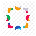 Color Wheels Shaped Color Circles Icon