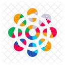 Color Wheels Shaped Color Circles Icon