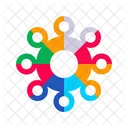 Color Wheels Shaped Color Circles Icon