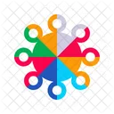 Color Wheels Shaped Color Circles Icon