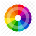 Vibrant Color Wheels Color Circles Monochromatic Colors Complementary Colors Triadic Colors Tetradic Colors Icon