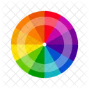 Vibrant Color Wheels Color Circles Monochromatic Colors Complementary Colors Triadic Colors Tetradic Colors Icon