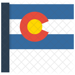 Colorado Flag Icon Of Flat Style Available In Svg Png Eps Ai Icon Fonts