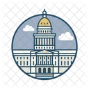 Colorado State Capital Denver Famous Building Landmark Icon