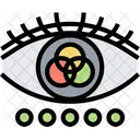 Colorblindness Eye Care Eye Test Icon