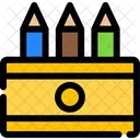 色鉛筆、色 アイコン