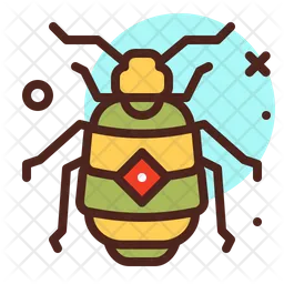 Colored Bug  Icon