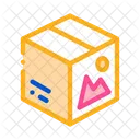 Color Paper Box Icon