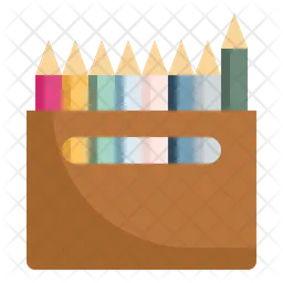 Colored pencils  Icon