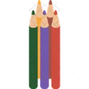 Colored Pencils Art Draw Icon