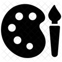 Acuarelas Paleta De Colores Pintura Icono