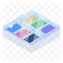 Acuarelas Paleta De Colores Pintura Icono