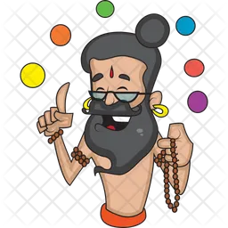 Colorful Baba  Icon