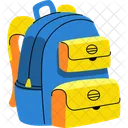 Backpack School Blue Icon