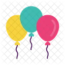 Colorful balloon  Icon