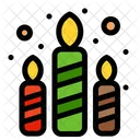 Colorful Candles  Icon