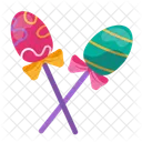 Colorful easter sweets  Icon