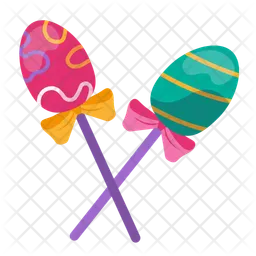 Colorful easter sweets  Icon