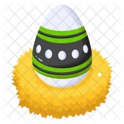Colorful Egg  Icon
