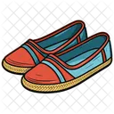 Colorful Espadrille Shoes  Icon