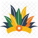 Headdress Feather Costume Icon