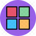 Colorful Grid Square Colorful Icon