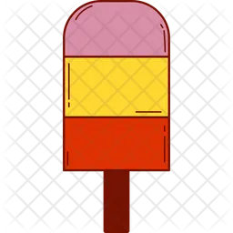 Colorful Ice Cream  Icon