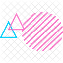 Triangle Geometric Circle Icon