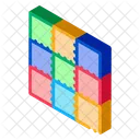 Colorful Twister Game Icon