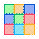 Colorful Twister Game Icon