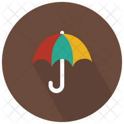 Colorful Umbrella Icon