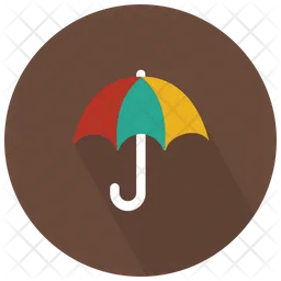 Colorful Umbrella  Icon