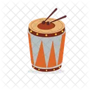Colorfull Drum Drum Music Icon