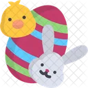 Colorfull egg  Icon