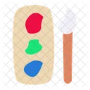Coloring Brush Paint Icon