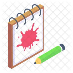 Coloring Book  Icon