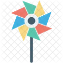 Colors Fan Pinwheel Icon