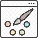 Color Window Brush Color Icon