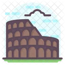 Colosseum Flat  Icon